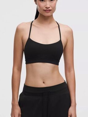 Lululemon Flow Y Nulu Bra - Black Size 10